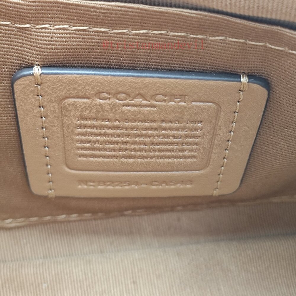 coach Teri Shoulder Bag In Signature Canvas white - Picture 11 of 14